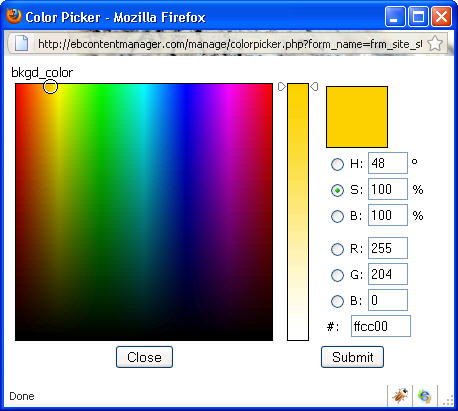 color picker